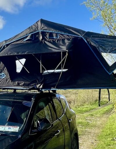 Skyward 3- Elevate your journey with The Skyward rooftop tent. Experience unparalleled comfort and stargazing luxury. 