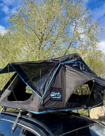 skyward 4: Reach for the stars with The Skyward rooftop tent. Enjoy unrivaled stargazing comfort and featherlight, space-saving design.